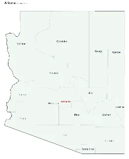 Arizona County Map