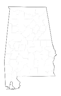 Blank Map of Alabama