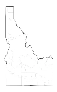 Blank Map of Idaho