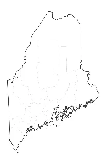 Blank Map of Maine