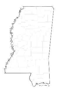Blank Map of Mississippi