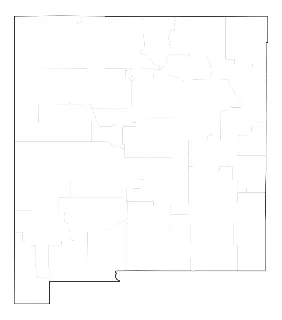 Blank Map of New Mexico