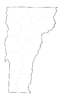 Blank Map of Vermont