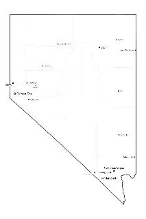 Nevada Map with Cities