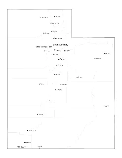 Utah Map with Cities