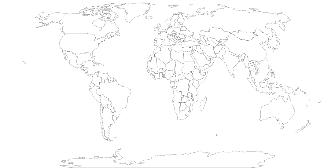 World Blank Map