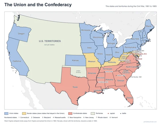 Civil War Map