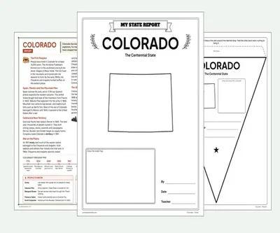 Colorado report kit map