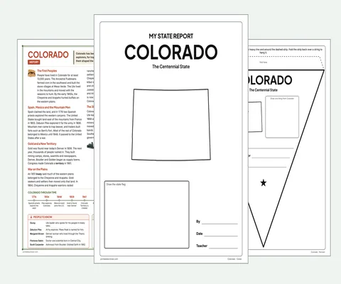 Colorado report kit map