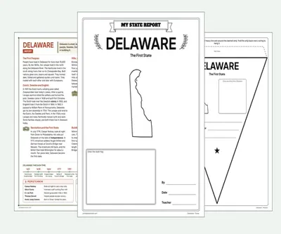 Delaware report kit map