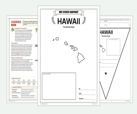 Hawaii report kit map