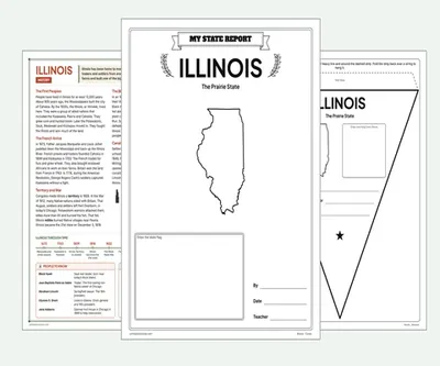 Illinois report kit map