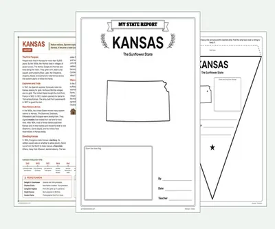Kansas report kit map