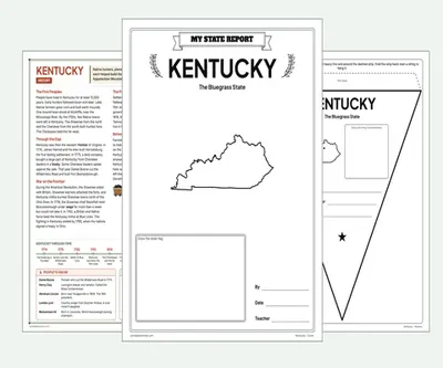 Kentucky report kit map