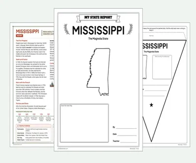 Mississippi report kit map
