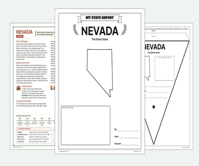 Nevada report kit map