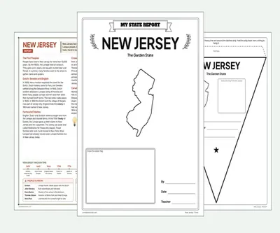 New Jersey report kit map