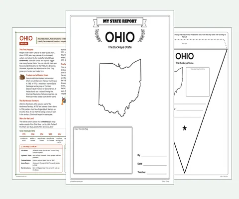 Ohio report kit map