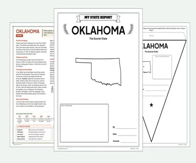 Oklahoma report kit map