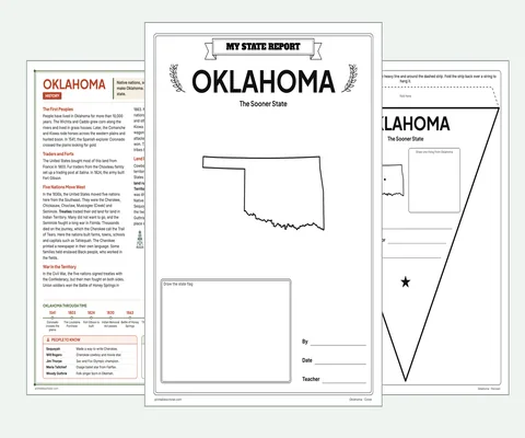 Oklahoma report kit map