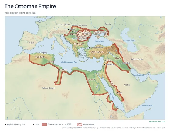 Ottoman Empire Map