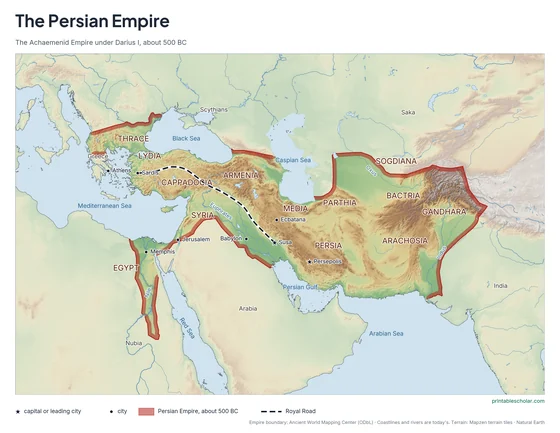 Persian Empire Map
