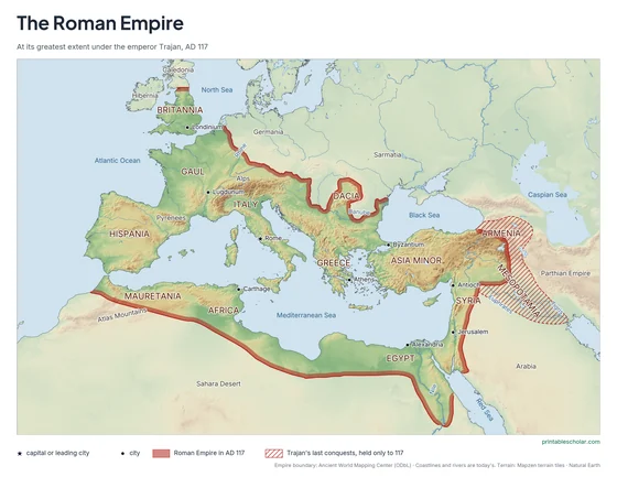 Roman Empire Map