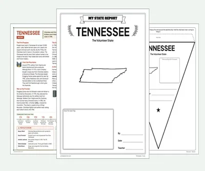 Tennessee report kit map