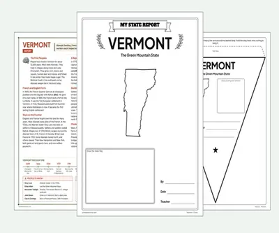 Vermont report kit map