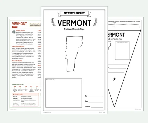 Vermont report kit map