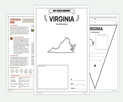 Virginia report kit map
