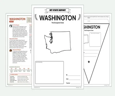 Washington report kit map