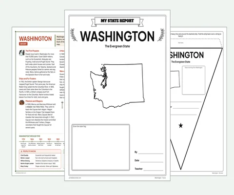 Washington report kit map