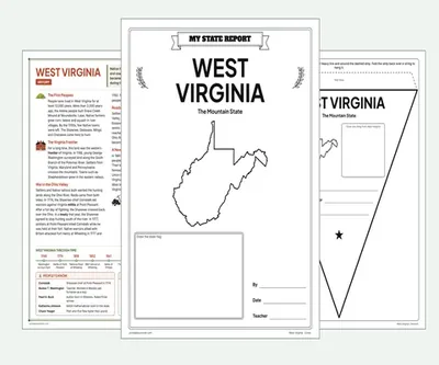 West Virginia report kit map