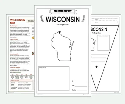 Wisconsin report kit map
