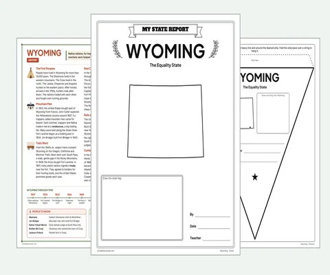 Wyoming report kit map