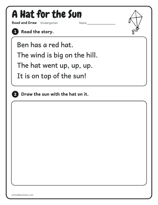 A Hat for the Sun printable preview