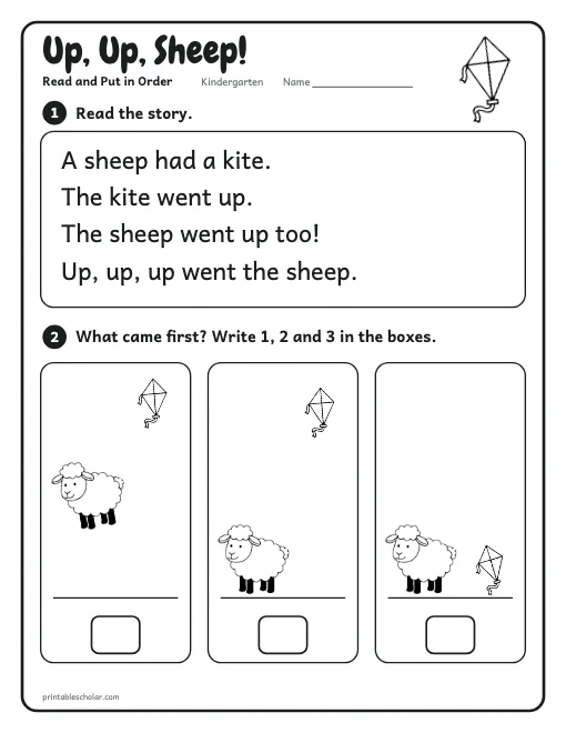 Up, Up, Sheep! printable preview