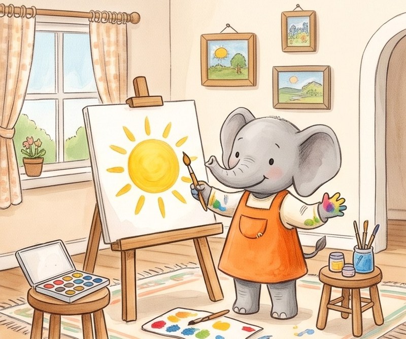 This Is Me, page 2: I like to paint.