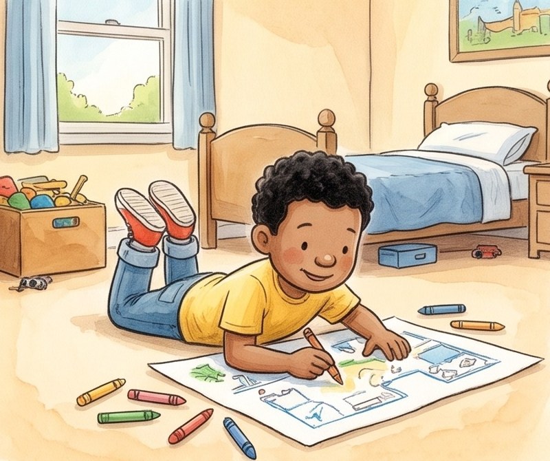 Where Is It?, page 6: I can make a map!