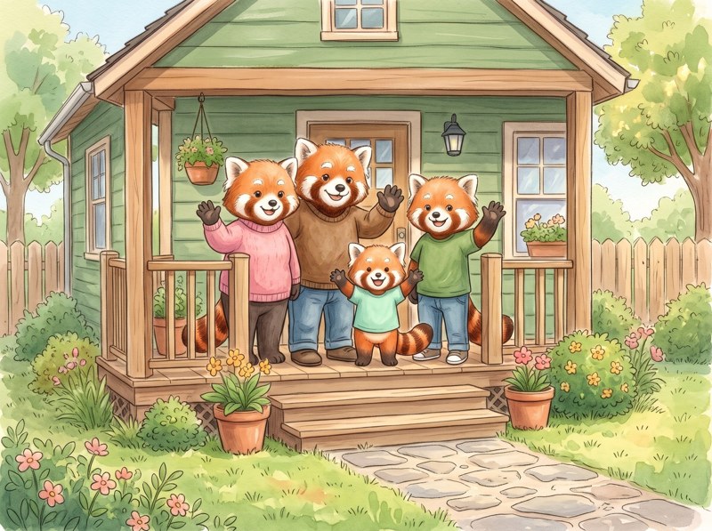My Family, page 1: This is my family.