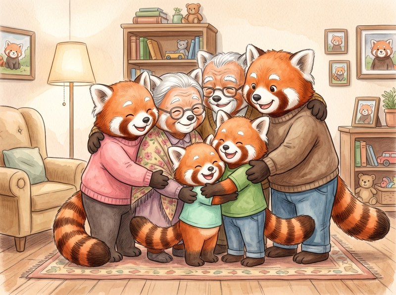 My Family, page 6: I love my family!