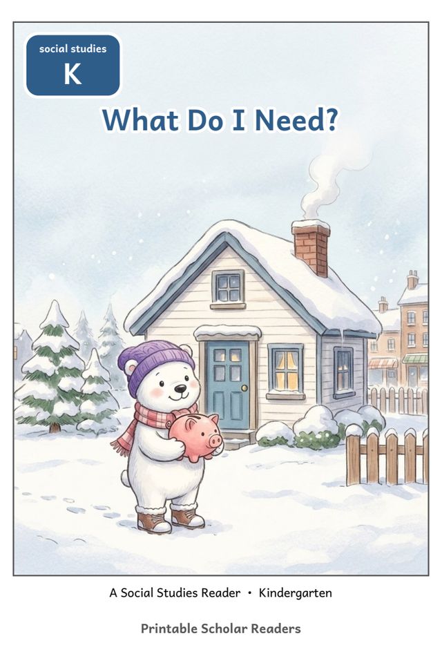 What Do I Need? reader cover