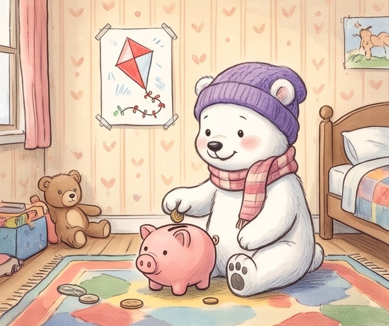 What Do I Need?, page 6: I save for my kite!