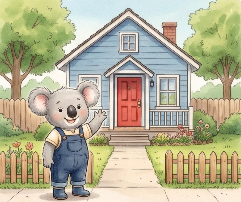 Where I Live, page 2: This is my house.