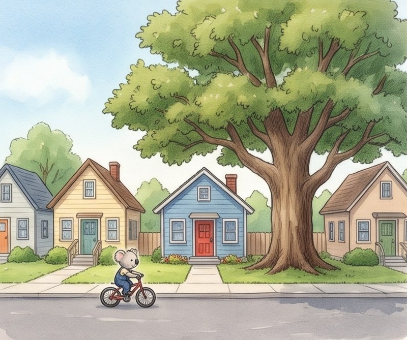 Where I Live, page 3: This is my street.