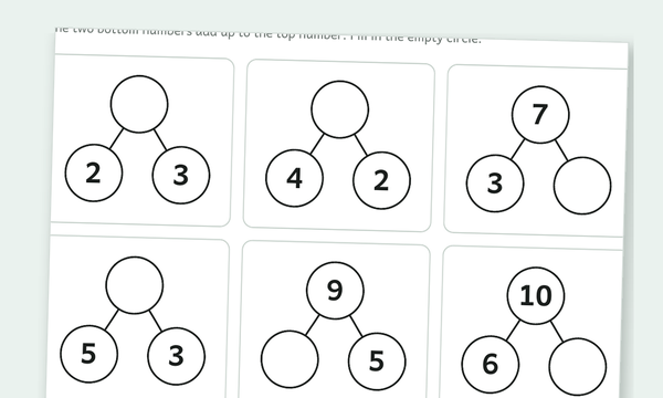 Addition worksheets preview