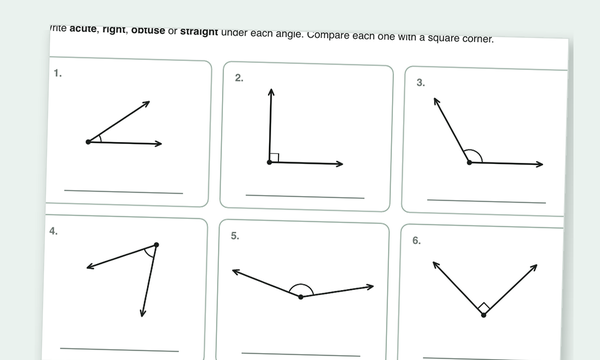 Geometry worksheets preview