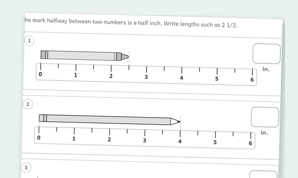 Measurement worksheets preview