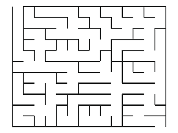 Printable maze